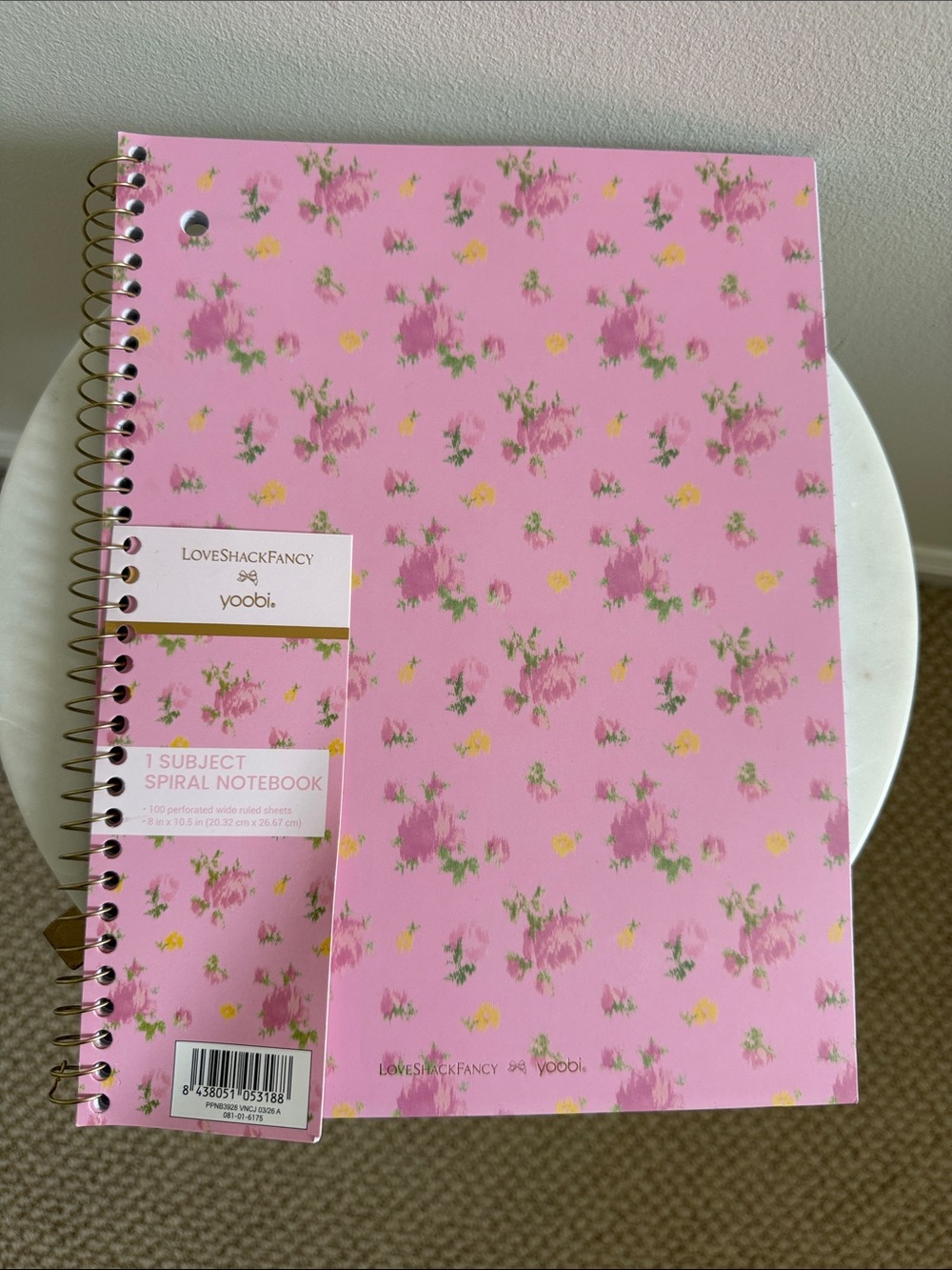 LoveShackFancy x Target Notebook